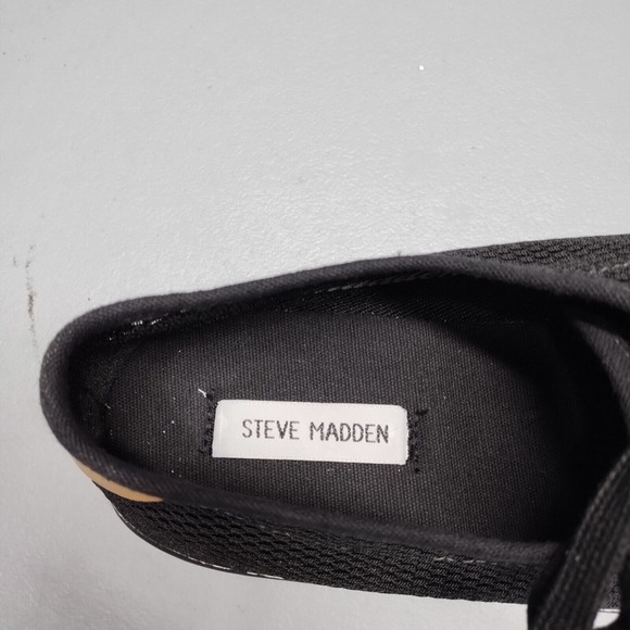 Steven‎ Madden Gomez Shoes Men\'s US 11 EU 44 Black White Breathable Perforated main image 9